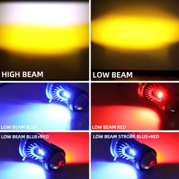 H4/BA20D/P15D LED Motorcycle Headlight