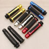 Universal 22MM Motorcycle Handlebar Grips (White/Black)
