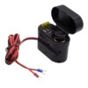 12V Handlebar USB Charger with Voltmeter