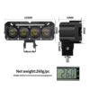 Dual-Color Three-Eye LED Spotlights