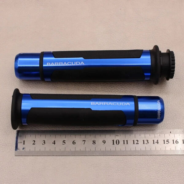 Universal 22MM Motorcycle Handlebar Grips (White/Black)