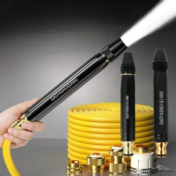 Portable High-Pressure Car Wash Nozzle (Black Diamond)