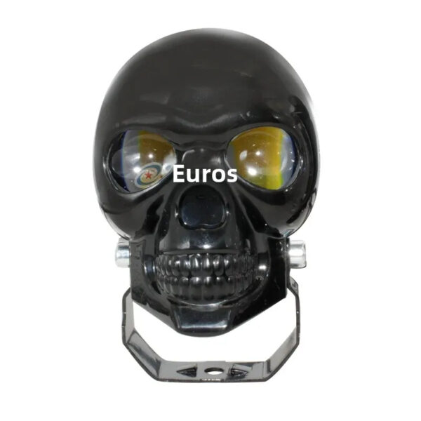 Motorcycle Colorful Skull LED Headlight