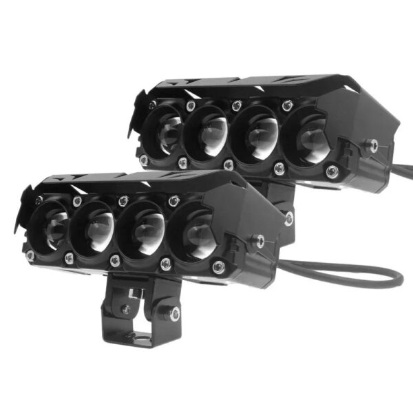 Dual-Color Three-Eye LED Spotlights