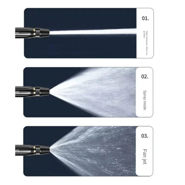 Portable High-Pressure Car Wash Nozzle (Black Diamond)