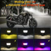 Multi-Color Motorcycle LED Auxiliary Light (12-32V)