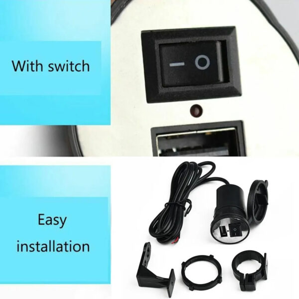 Handlebar USB Phone Charger (12V)