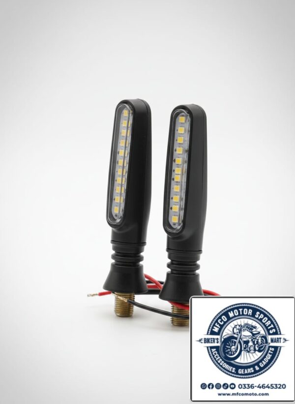 led image 1 Sleek LED Matrix Motorcycle Indicators